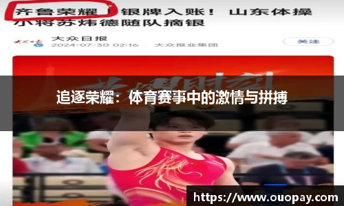 追逐荣耀：体育赛事中的激情与拼搏